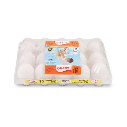Picture of Khaleej Eggs White Large 15pcs