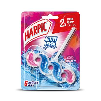 Picture of Harpic Toilet Rim Block Tropical Blossom 35gm