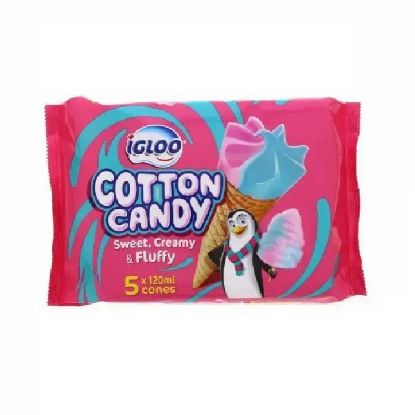 Picture of Igloo Cotton Candy Sweet, Creamy & Fluffy Multi Pack 5x120ml