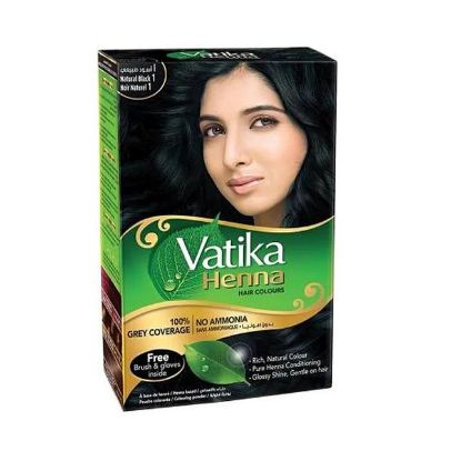 Picture of Dabur Vatika Henna Natural Black 1 No Ammonia 10gm