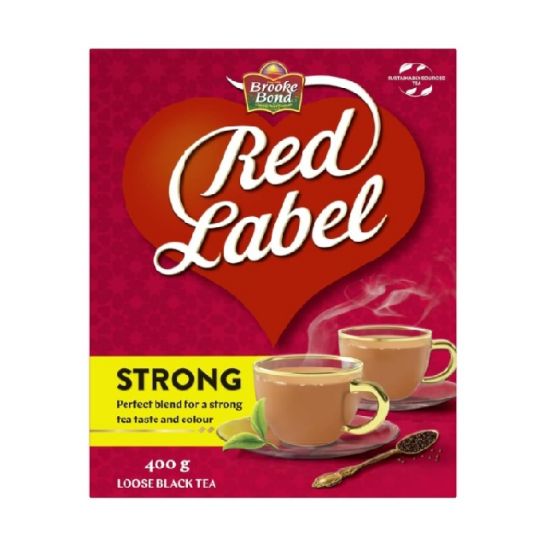 Picture of Brooke Bond Red Label Strong Black Tea 400gm