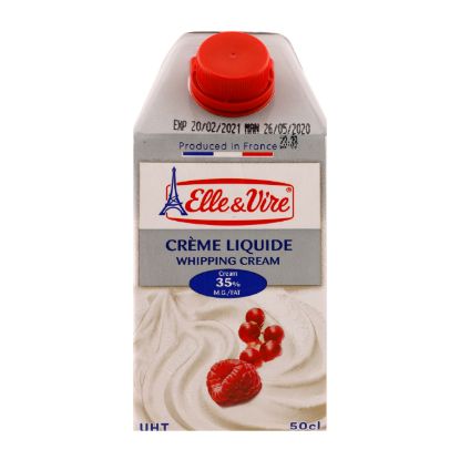 Picture of Elle & Vire Creme Liquide Whipping Cream Fat, 500ml