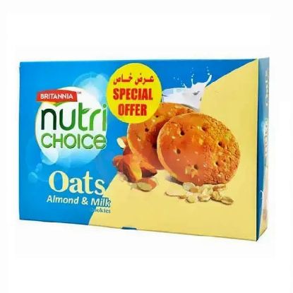Picture of Britannia Oat Cookie Almond Milk 6x75gm