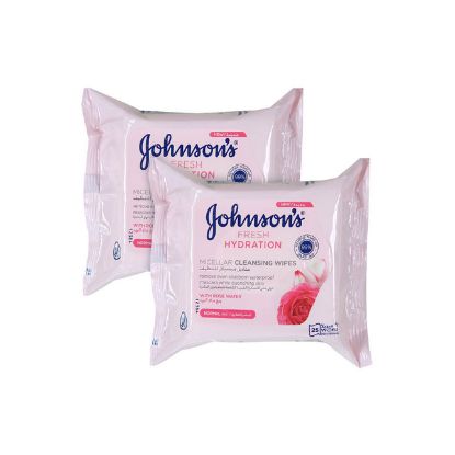 Picture of Johnson Face Wipes For Hydration 25'S+25 'S