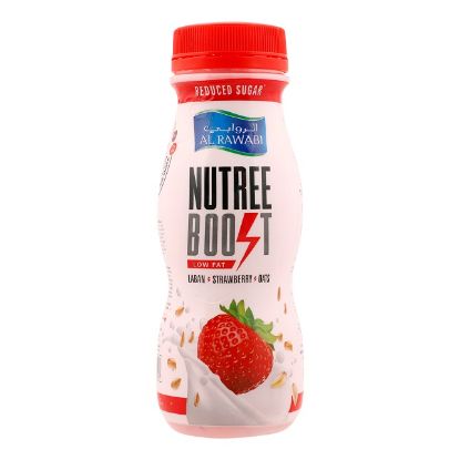 Picture of Al Rawabi Nutree Boost Laban With Strawberry & Oats, 200ml