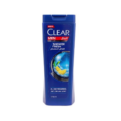 Picture of Clear Men Anti-Dandruff Shampoo Shower Fresh With Green Tea & Citrus Essence 200ml