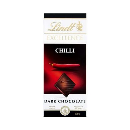 Picture of Lindt Excellence Chilli Dark Chocolate 100gm