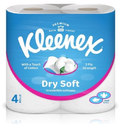 Picture of Kleenex Toilet Tissue Soft 2 ply 4Rolls
