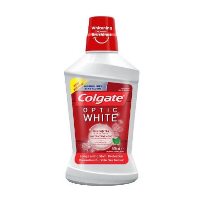 Picture of Colgate Optic White Alcohol Free Mouthwash 500ml