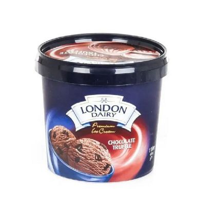 Picture of London Dairy Ice Cream Tub Chocolate Truffle 1ltr