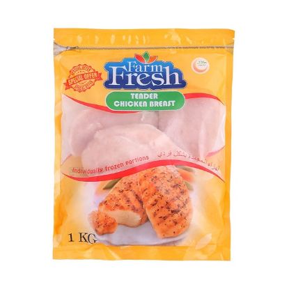 Picture of Farm Fresh Frozen Chicken Breast Tender 1000gm