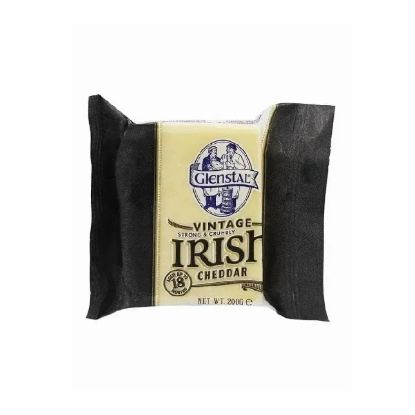 Picture of Irish Glenstal Vintage Strong & Crumbly Cheddar Cheese 200gm
