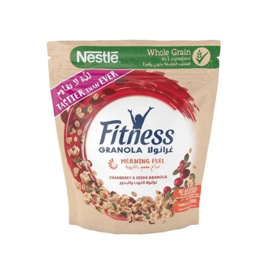 Picture of Nestle Fitness Granola Morning Fuel With Cranberry & Seeds 450gm