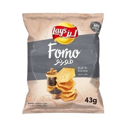 Picture of Lay's Forno Black Pepper Chips 43gm