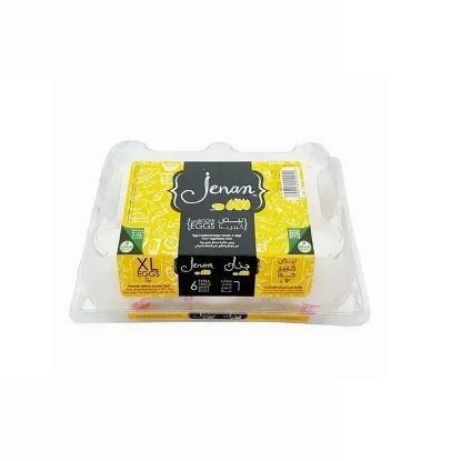 Picture of Jenan Eggs Jumbo White/Brown 6's