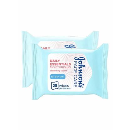 Picture of Johnson's Daily Essentials Moisturising Wipes 2x25's