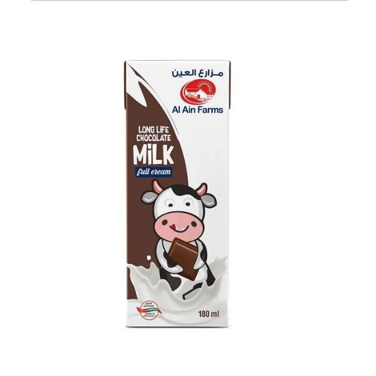 Picture of Al Ain Farms Chocolate Milk With Full Cream 180ml