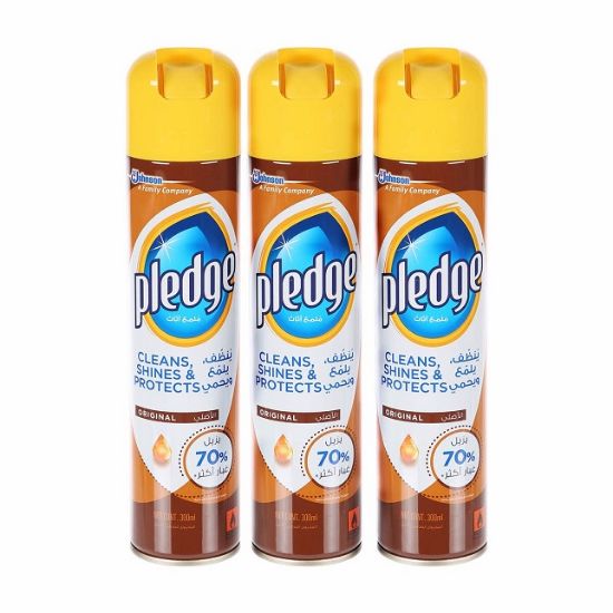 Picture of Pledge Floor Polish Natural 300ml, Pack of 3