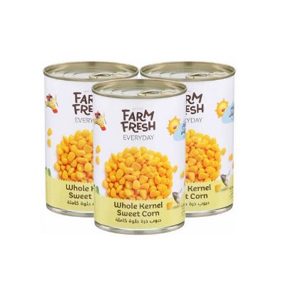 Picture of Farm Fresh Sweet Corn Whole Kernel 3x425gm