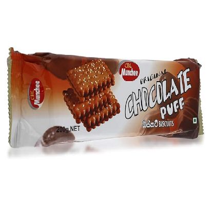 Picture of Munchee Original Chocolate Puff Biscuits 200gm