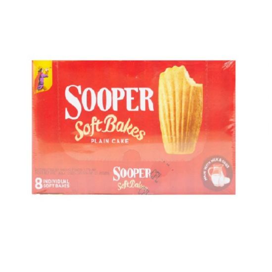 Picture of EBM Sooper Soft Bakes Plain Cake (8 Individual Soft Bakes)