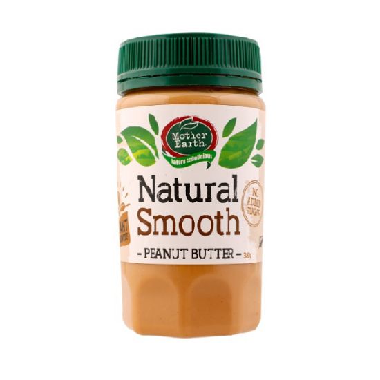Picture of Mother Earth Natural Smooth Peanut Butter No Added Sugar 380gm