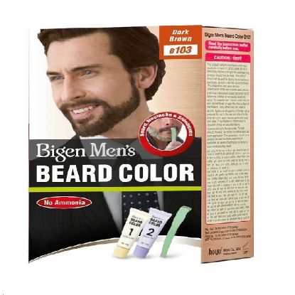 Picture of Bigen Men's Beard Color B103 Dark Brown