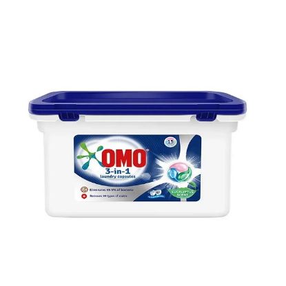 Picture of Omo 3In1 Pods Washing Liquid Capsules Eucalyptus 225gm
