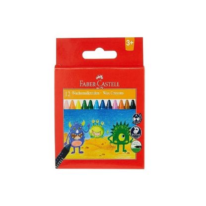 Picture of Faber Castell Wax Crayons 12 Shades Medium 1pc