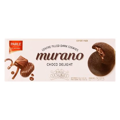 Picture of Parle Murano Choco Delight Centre Filled Dark Cookies 75gm