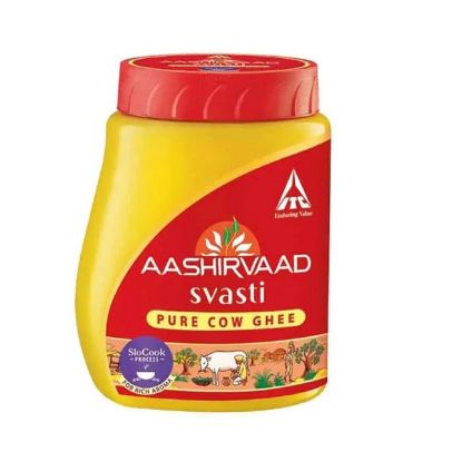 Picture of Aashirvaad Ghee Svasti Pure Cow Ghee With Stainless Steel Ghee Pot Free 500ml