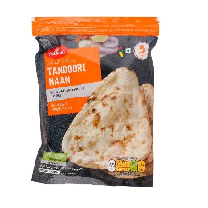 Picture of Haldirams Frozen Tandoori Naan bread baked clay oven 5pieces 400gm