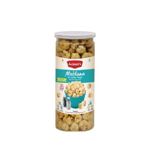 Picture of Aakash Makhana Salt & Black Pepper 80gm