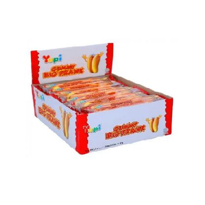 Picture of Yupi Gummy Hotdog Candy 24x32gm