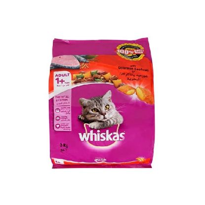 Picture of Whiskas Cat Food Adult Gourmet Seafood 3kg