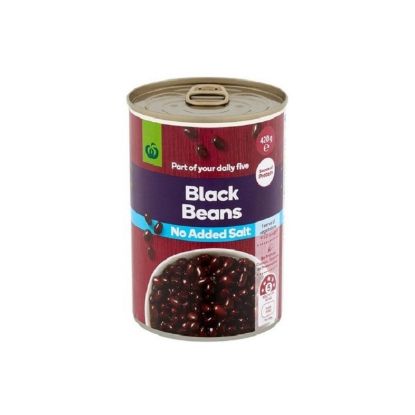 Picture of Woolworths Black Beans No Added Salt 420gm