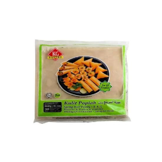 Picture of Kawan Pastry Frozen Spring Roll Pastry 30 Sheets 250x250mm, 550gm