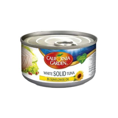 Picture of California Garden White Solid Tuna Sunflower Oil 170gm