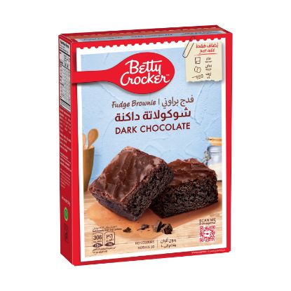 Picture of Betty Crocker Dark Chocolate Fudge Brownie Mix 500g