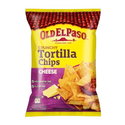 Picture of Old EL Paso Crunchy Tortilla Chips Cheese 185gm