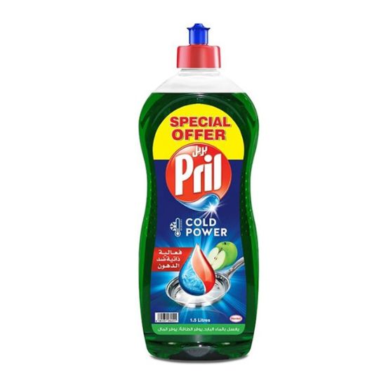 Picture of Pril Dishwashing Liquid Apple Cold Power 1.5ltr
