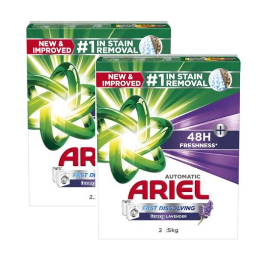 Picture of Ariel Detergent Powder Long-Lasting (2x2.5kg)