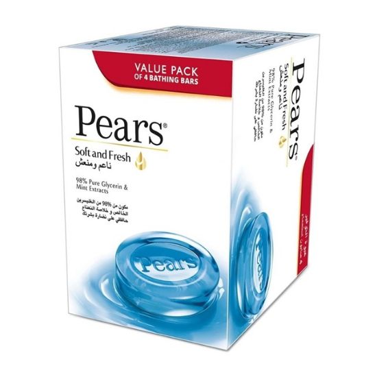Picture of Pears Pure & Gentle Soap 4x125gm